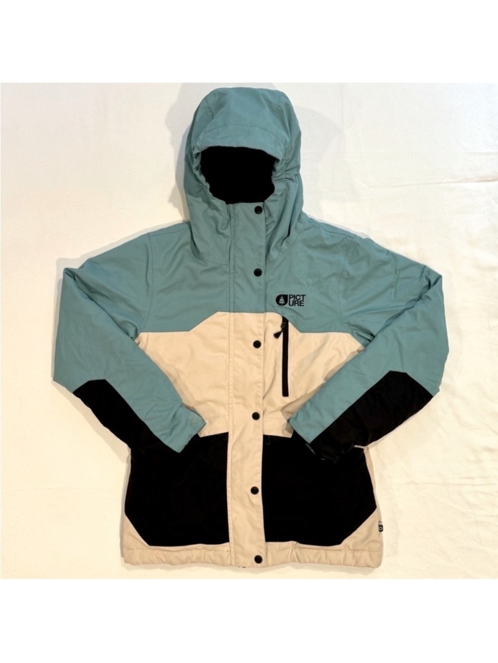 Picture Weeky Ski Jacket Girls 14 Snowboarding Hooded Winter Waterproof DWR Ski